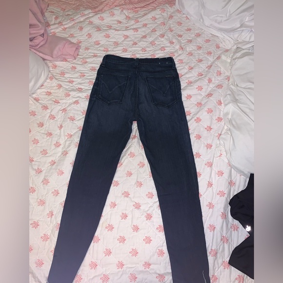 Hudson High Waisted Barbara Skinny Ankle Jeans (Dark Wash) - size - Picture 12 of 13